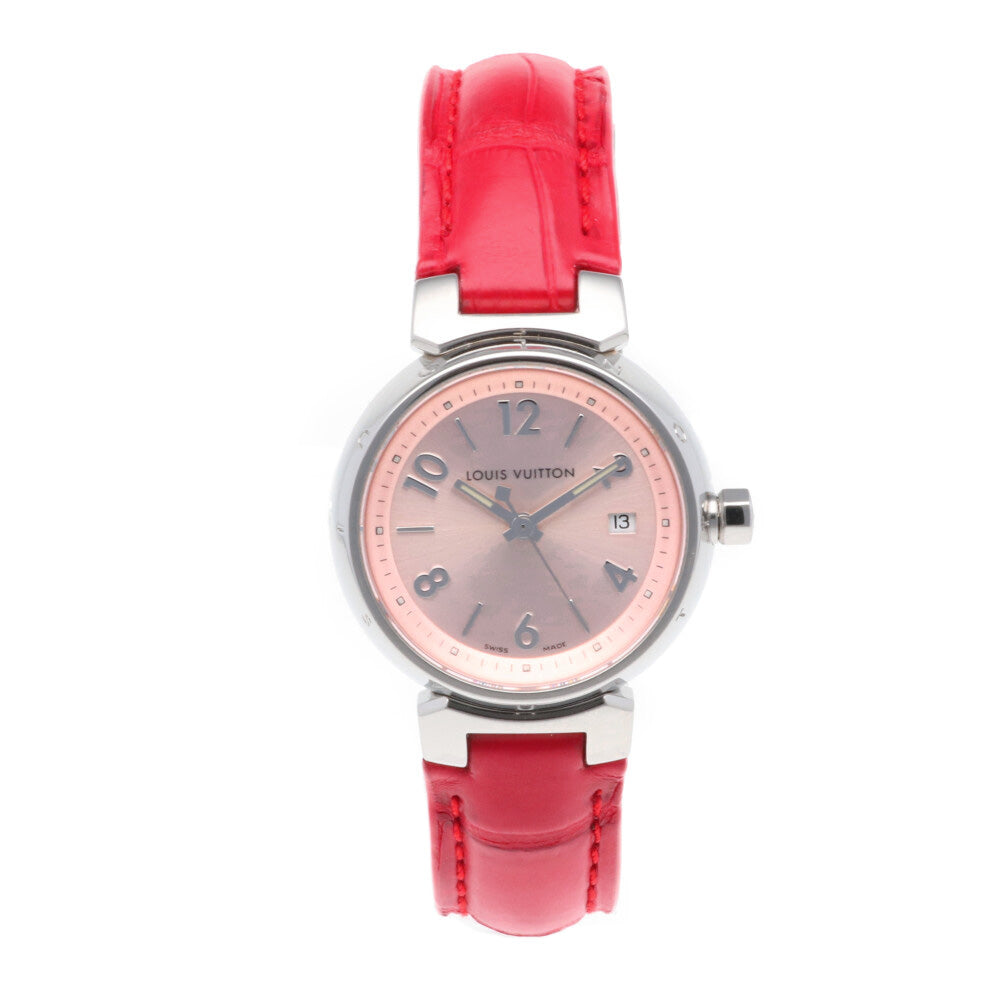 ルイヴィトン LOUIS VUITTON タンブール 腕時計 ステンレススチール