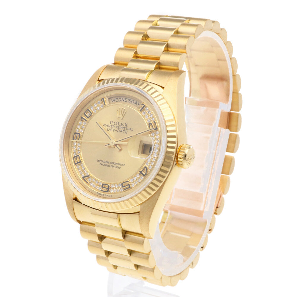 ロレックス デイデイト 腕時計 18金 K18 イエローゴールド 18238MA