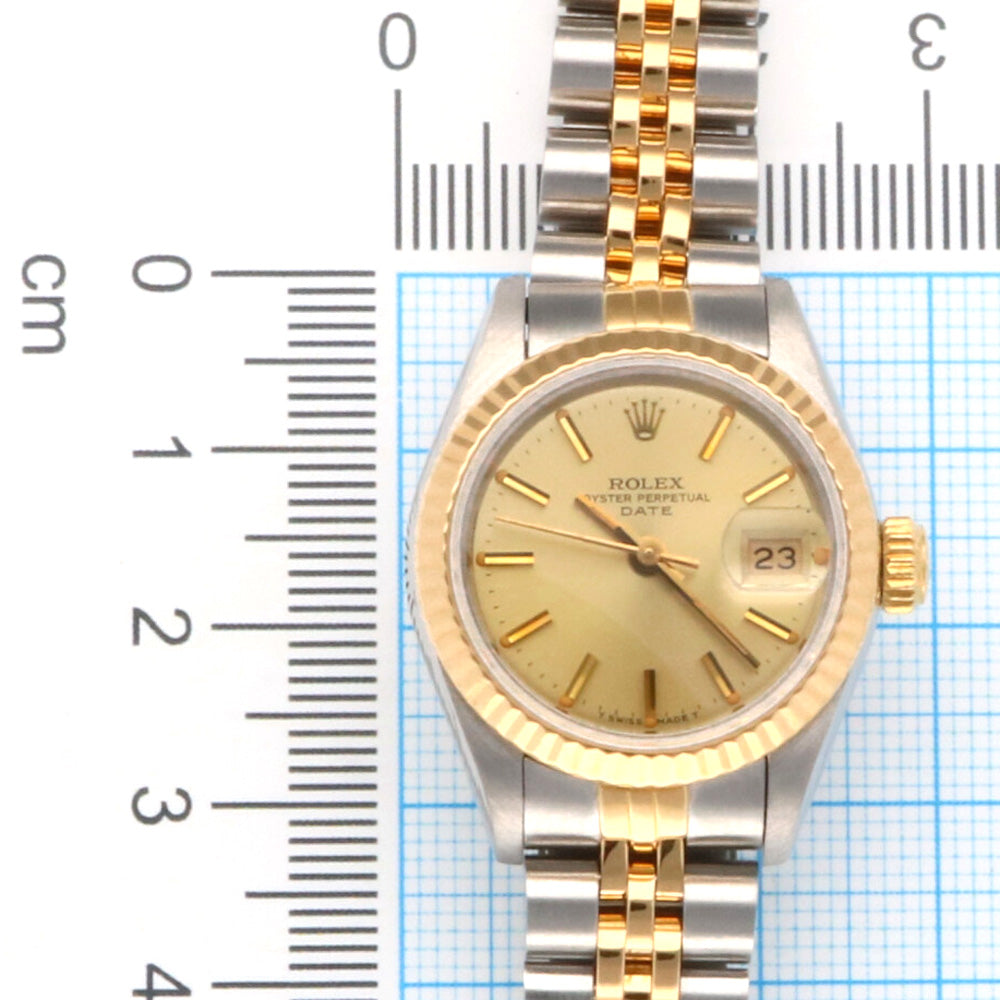 ROLEX ロレックス デイト 69173 ゴールド レディース腕時計 ROLEX ロレックス 69173 デイトジャスト ステンレス イエローゴールド