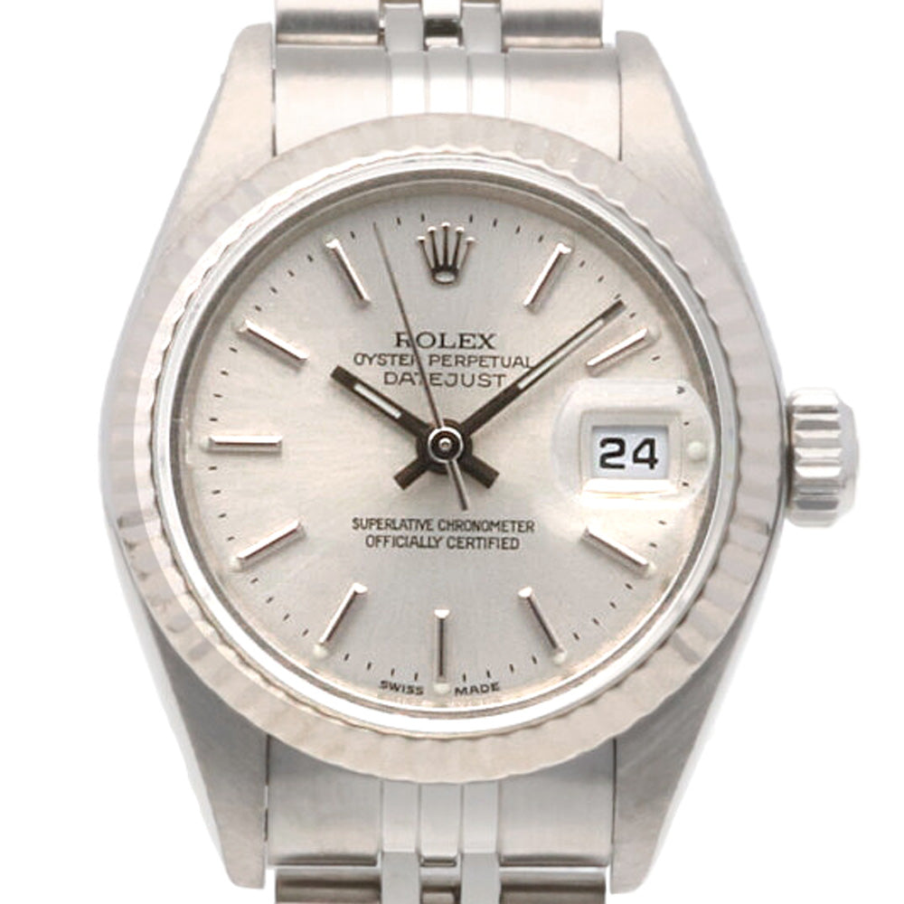 良品『USED』ROLEX【ロレックス】 79174 オイスターパーペチュアルデイトジャスト 腕時計 レディース 79174 ホワイト ROLEX（ロレックス）デイトジャスト 中古 | 東京・大阪
