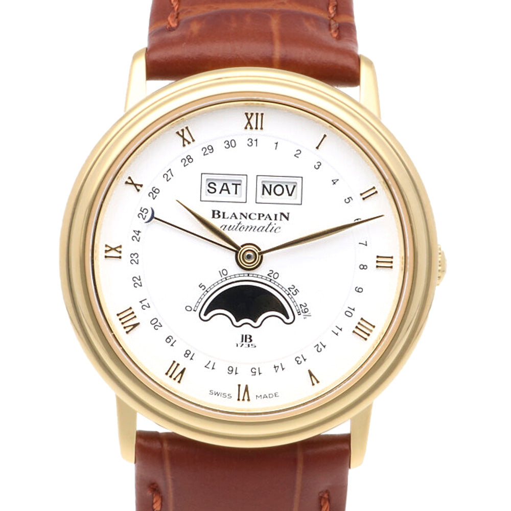 Blancpain ブランパン ヴィルレ コンプリートカレンダー 腕時計 18金