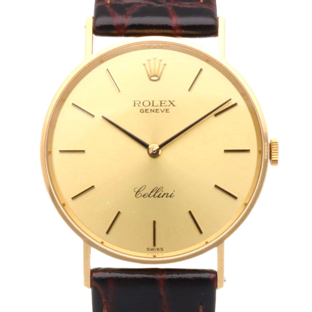 ROLEX ロレックス チェリーニ 腕時計 18金 K18イエローゴールド 3833