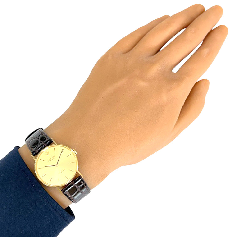 ROLEX ロレックス チェリーニ 腕時計 18金 K18イエローゴールド 3833
