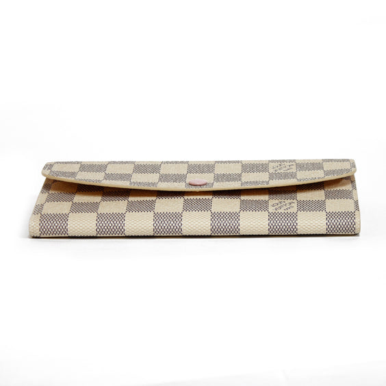 中古】 ルイ・ヴィトン LOUIS VUITTON 長財布 ダミエ・アズール