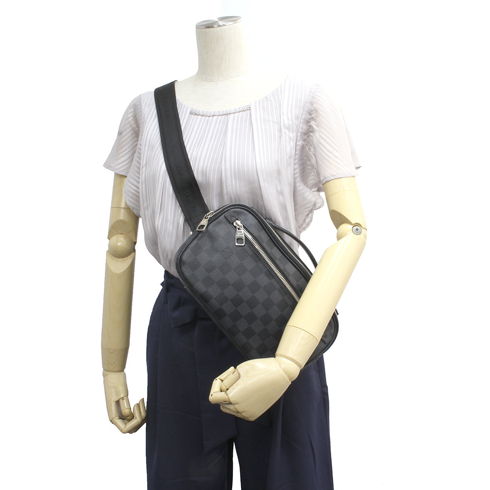 中古】 ルイ・ヴィトン LOUIS VUITTON ボディバッグ ハンドバッグ ダミエグラフィット アンブレール N41289 メンズ【B –  【公式】リサイクルキング オンラインショップ