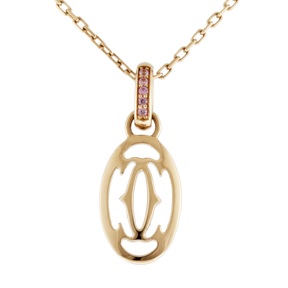 Cartier letter necklace best sale