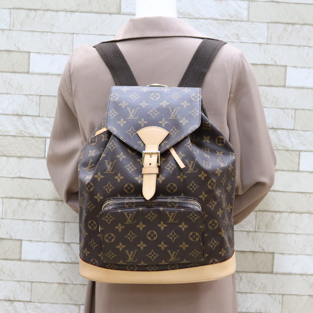 中古】 ルイ・ヴィトン LOUIS VUITTON リュック・デイパック モノグラム モンスリGM モノグラムキャンバス M51135 ブ –  【公式】リサイクルキング オンラインショップ