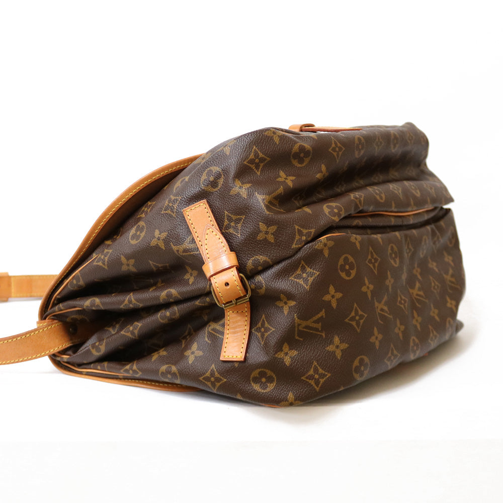 中古】 ルイ・ヴィトン LOUIS VUITTON ショルダーバッグ モノグラム ソミュール35 モノグラムキャンバス M42254 ブラ –  【公式】リサイクルキング オンラインショップ