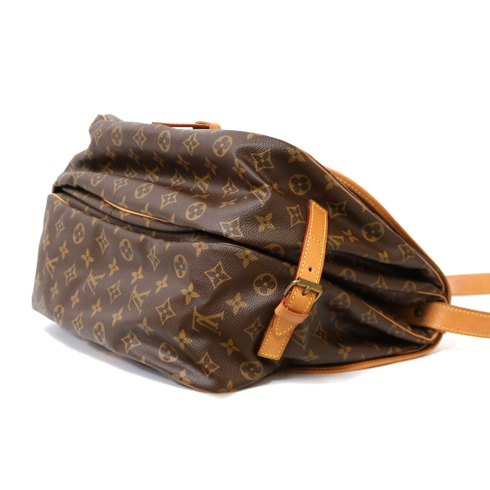 中古】 ルイ・ヴィトン LOUIS VUITTON ショルダーバッグ モノグラム ソミュール35 モノグラムキャンバス M42254 ブラ –  【公式】リサイクルキング オンラインショップ