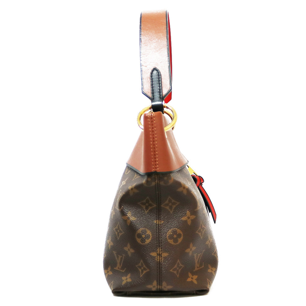 中古】 ルイ・ヴィトン LOUIS VUITTON ショルダーバッグ テュイルリーブザス モノグラム M43157 ブラウン レッド レデ –  【公式】リサイクルキング オンラインショップ