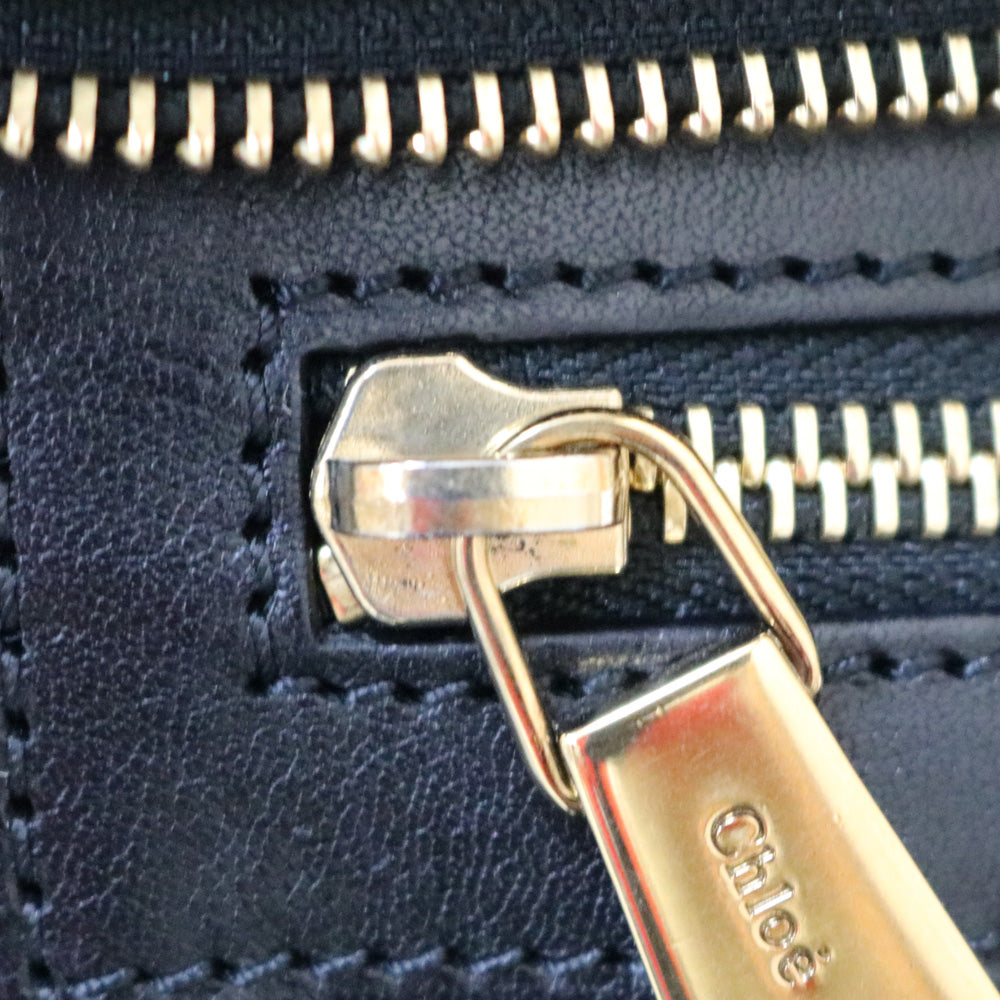 中古】 クロエ Chloe ハンドバッグ アリス レザー ベージュ レディース