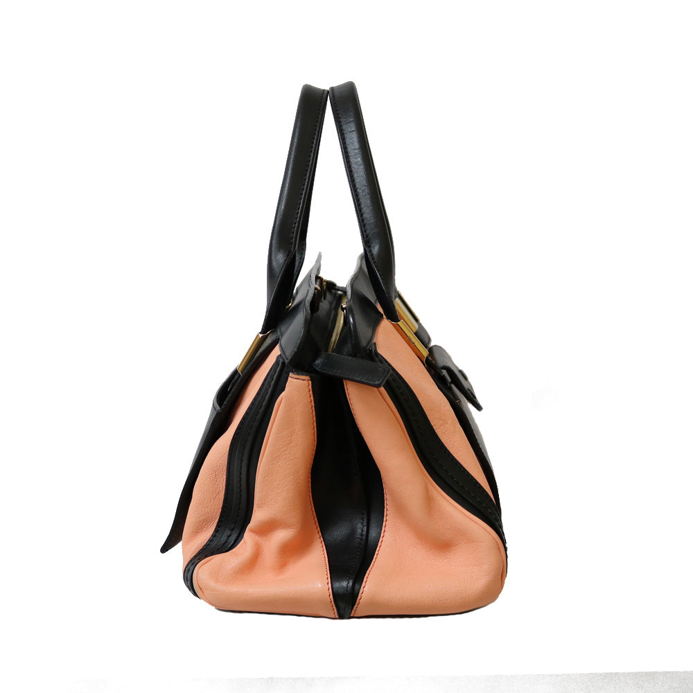 中古】 クロエ Chloe ハンドバッグ アリス レザー ベージュ レディース  