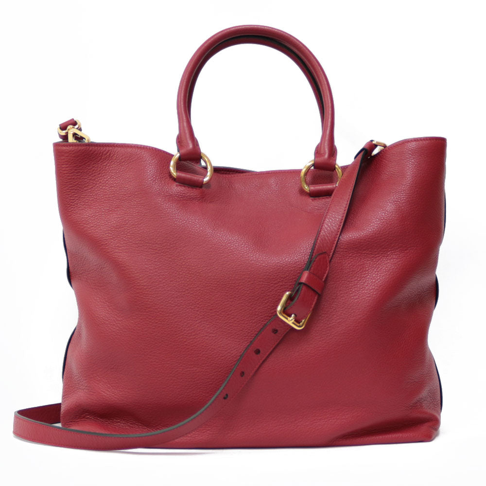 中古】 プラダ PRADA ハンドバッグ ショルダーバッグ レザー