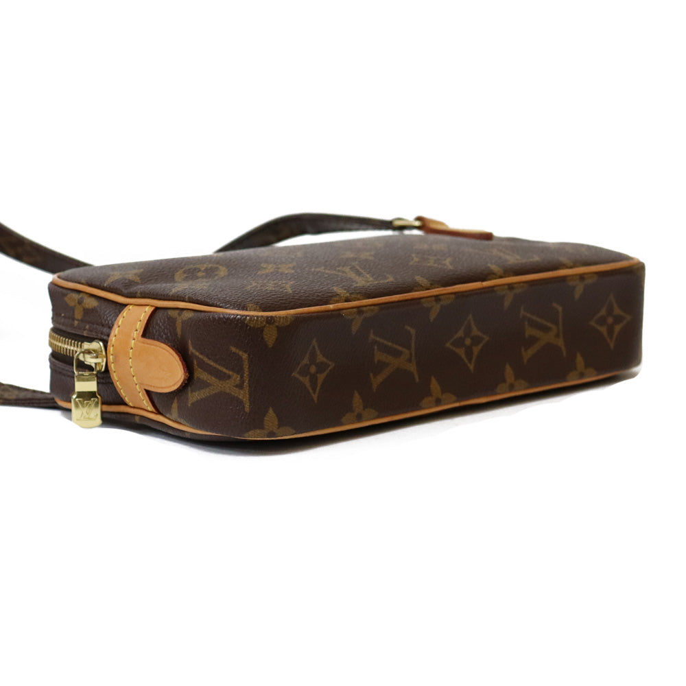 中古】 ルイ・ヴィトン LOUIS VUITTON ショルダーバッグ モノグラム マルリーバンドリエール モノグラムキャンバス ブラウン –  【公式】リサイクルキング オンラインショップ