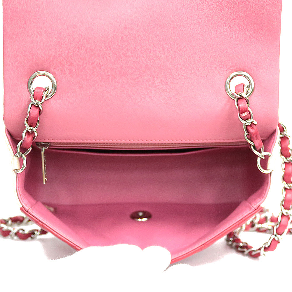 中古】 シャネル CHANEL ショルダーバッグ チェーンショルダー ピンク