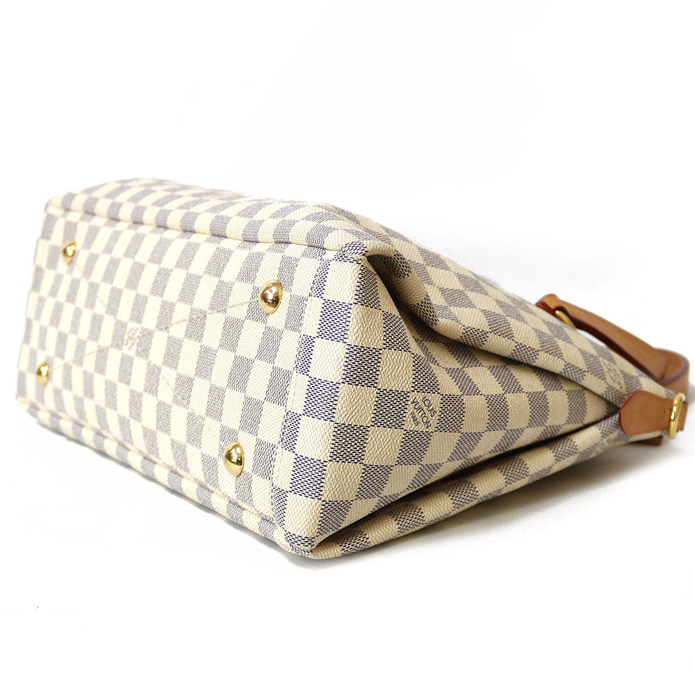 中古】 ルイ・ヴィトン LOUIS VUITTON ショルダーバッグ ダミエ アズール リミントン N40022 ホワイト レディース【B –  【公式】リサイクルキング オンラインショップ