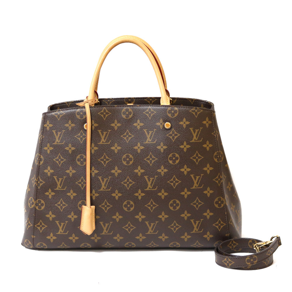 中古】 ルイ・ヴィトン LOUIS VUITTON ショルダーバッグ モノグラム モンテーニュGM モノグラムキャンバス M41067 ブ –  【公式】リサイクルキング オンラインショップ