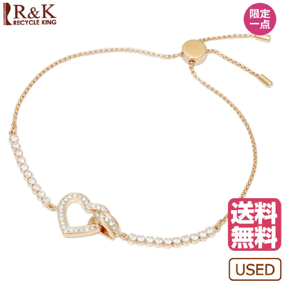 中古】 スワロフスキー SWAROVSKI ブレスレット LOVELY Lovely ラブリー ハート 5368541 ピンクゴールド ピ –  【公式】リサイクルキング オンラインショップ