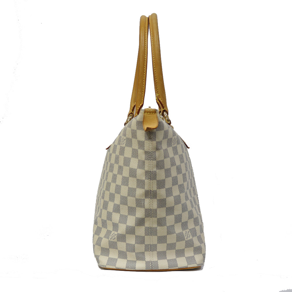 中古】 ルイ・ヴィトン LOUIS VUITTON ハンドバッグ ダミエ アズール サレヤMM 白 レディース【SH】【BIM】 –  【公式】リサイクルキング オンラインショップ