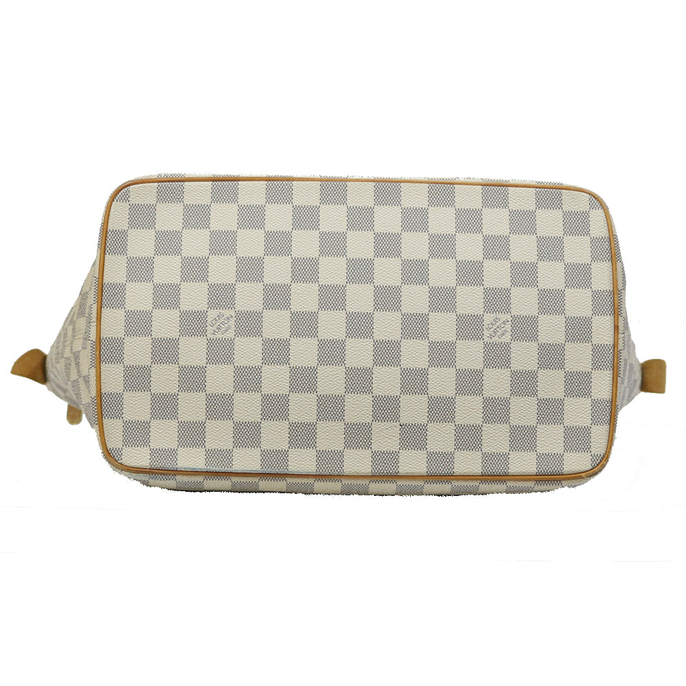 【中古】 ルイ・ヴィトン LOUIS VUITTON ハンドバッグ ダミエ　アズール サレヤMM 白 レディース【SH】【BIM】