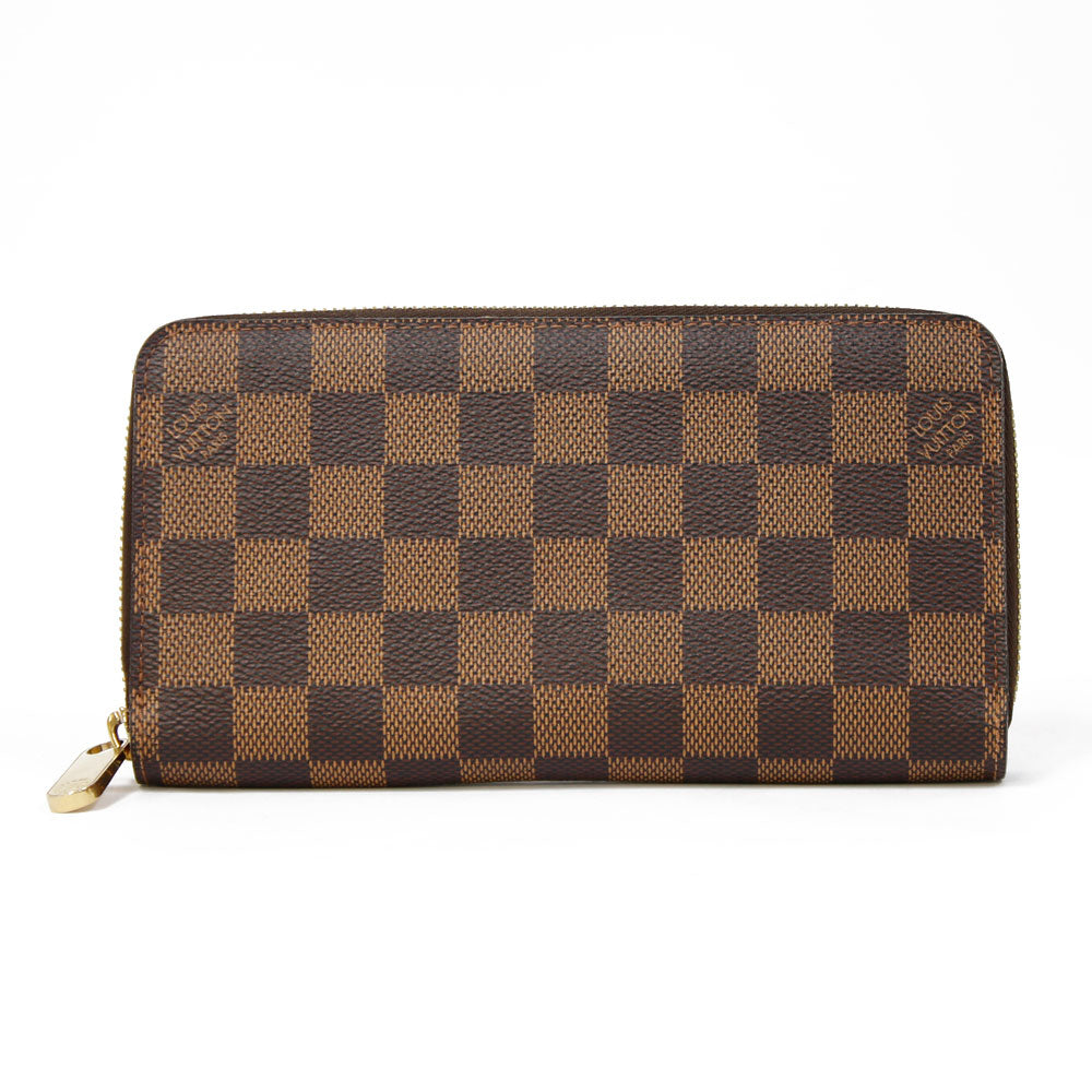 中古】 ルイ・ヴィトン LOUIS VUITTON 長財布 ダミエ ジッピー ダミエ 