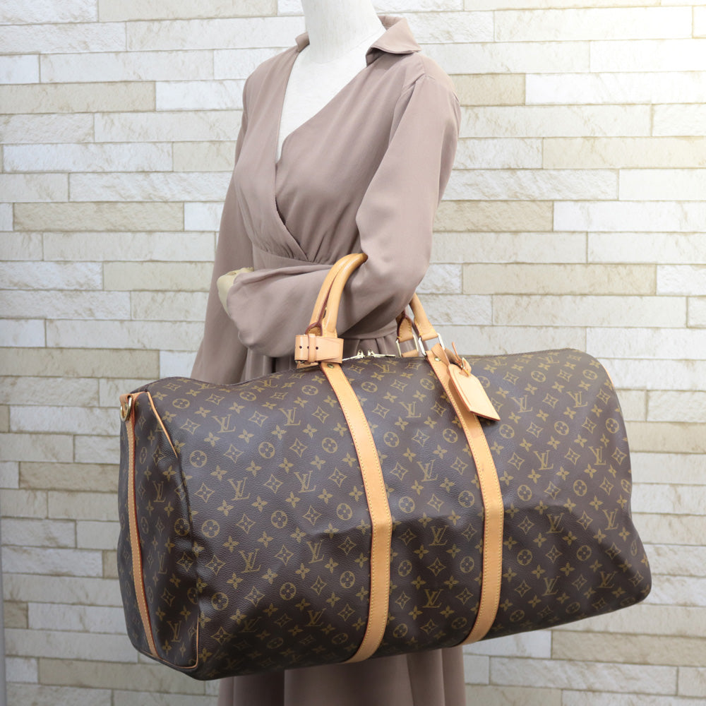 中古】 ルイ・ヴィトン LOUIS VUITTON ボストンバッグ ハンドバッグ モノグラム キーポルバンドリエール60 M41412 ブ –  【公式】リサイクルキング オンラインショップ