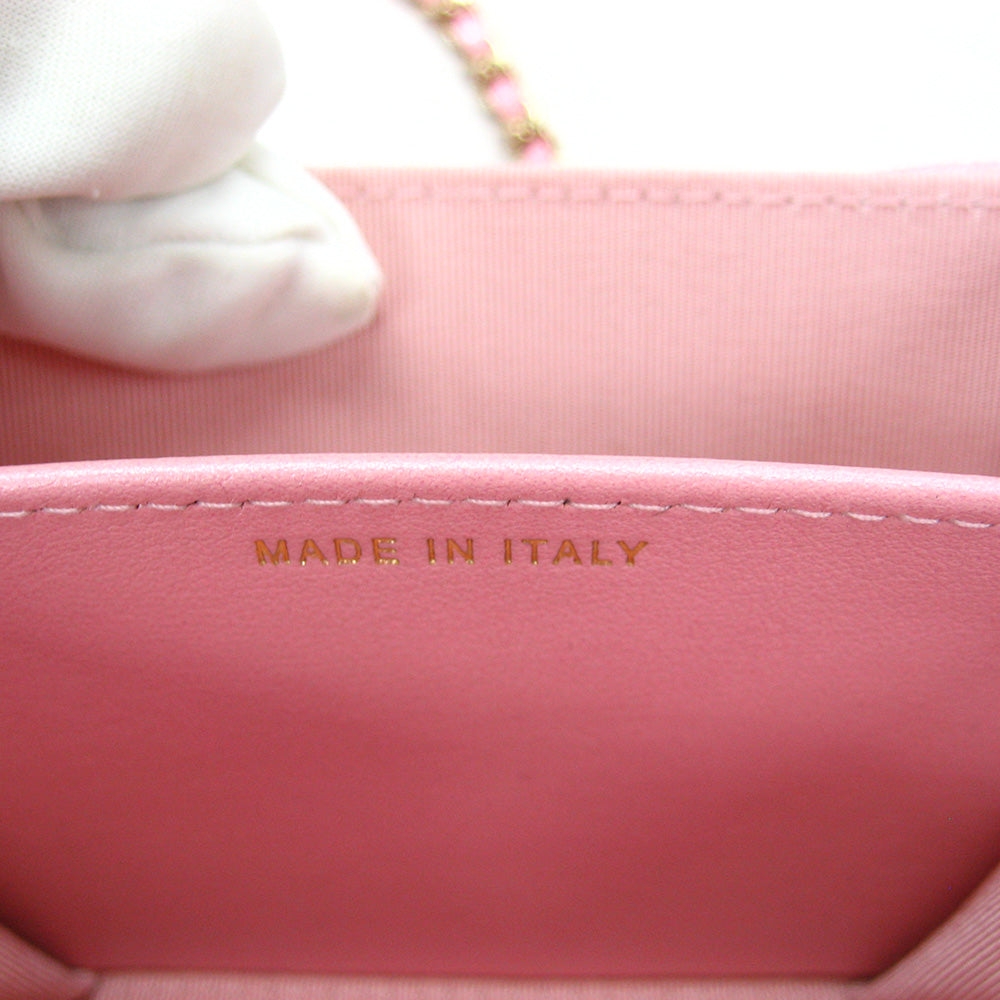 中古】 シャネル CHANEL ショルダーバッグ マトラッセミニ ラムスキン