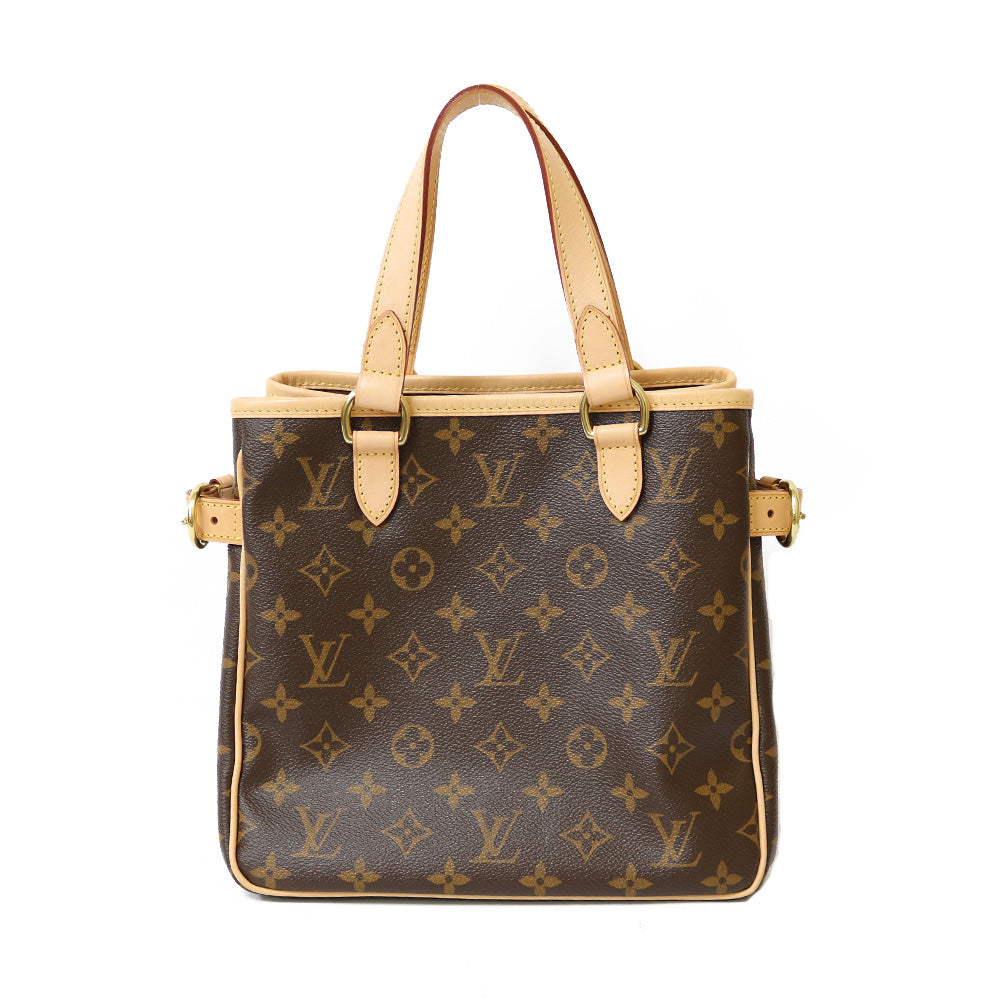 中古】 ルイ・ヴィトン LOUIS VUITTON ハンドバッグ モノグラム バティニョール モノグラムキャンバス M51156 ブラウン –  【公式】リサイクルキング オンラインショップ