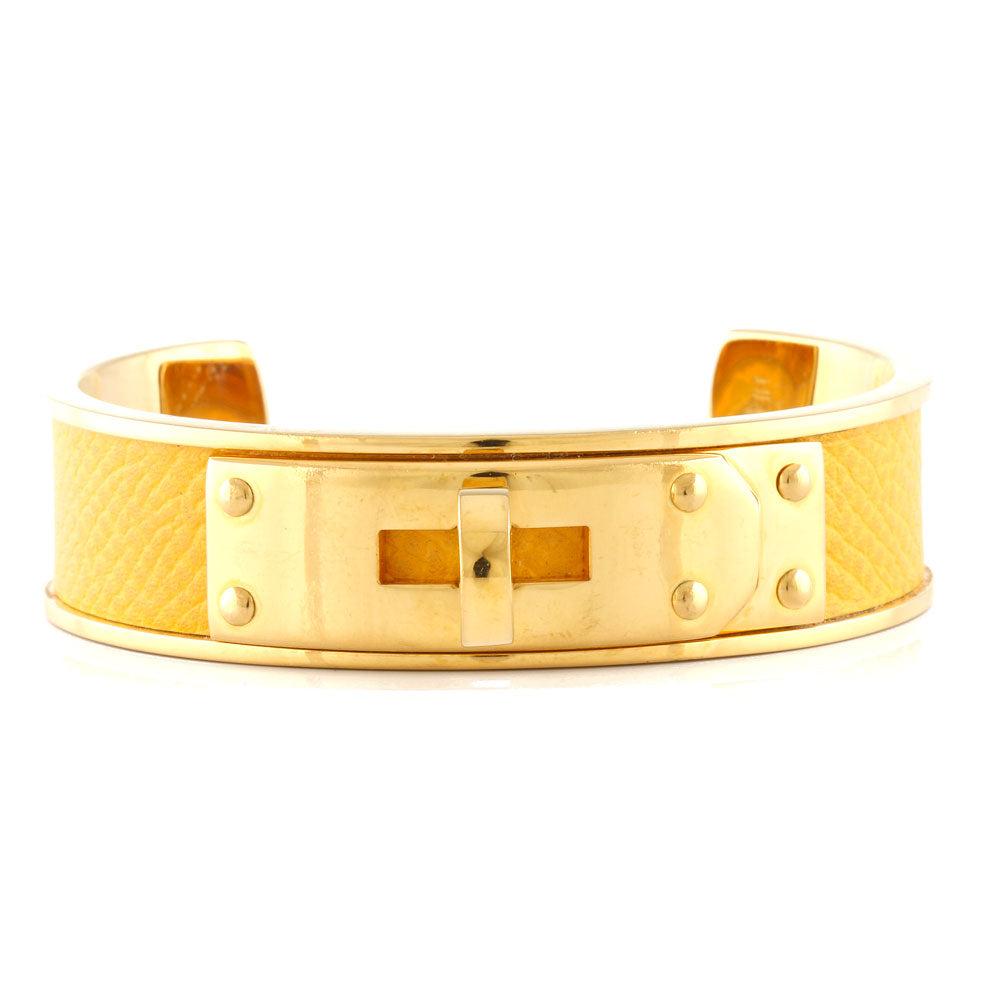 中古】 エルメス HERMES バングル ケリー ブレスレット ゴールド