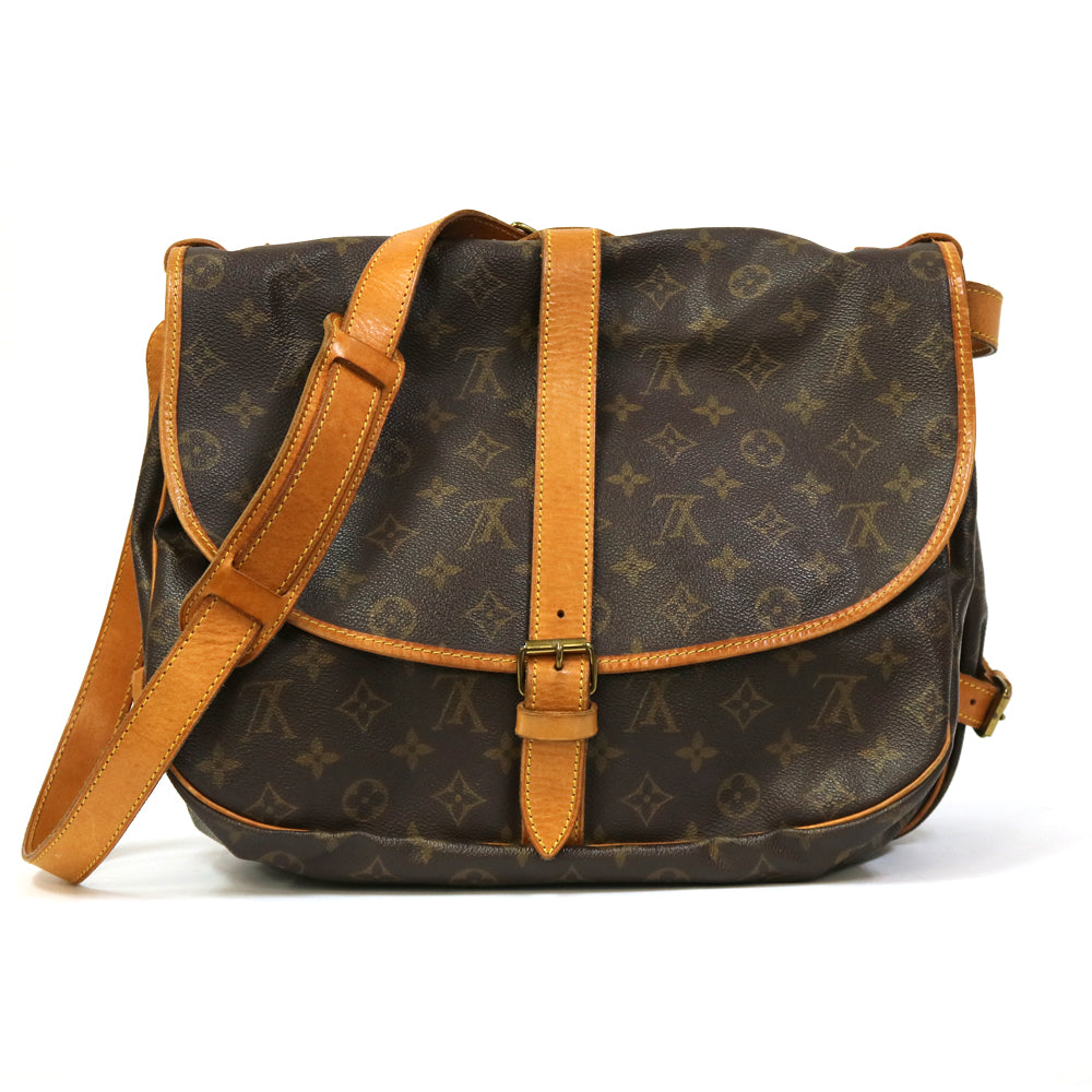 中古】 ルイ・ヴィトン LOUIS VUITTON ショルダーバッグ 斜め掛け モノグラム ソミュール モノグラムキャンバス M42254 –  【公式】リサイクルキング オンラインショップ