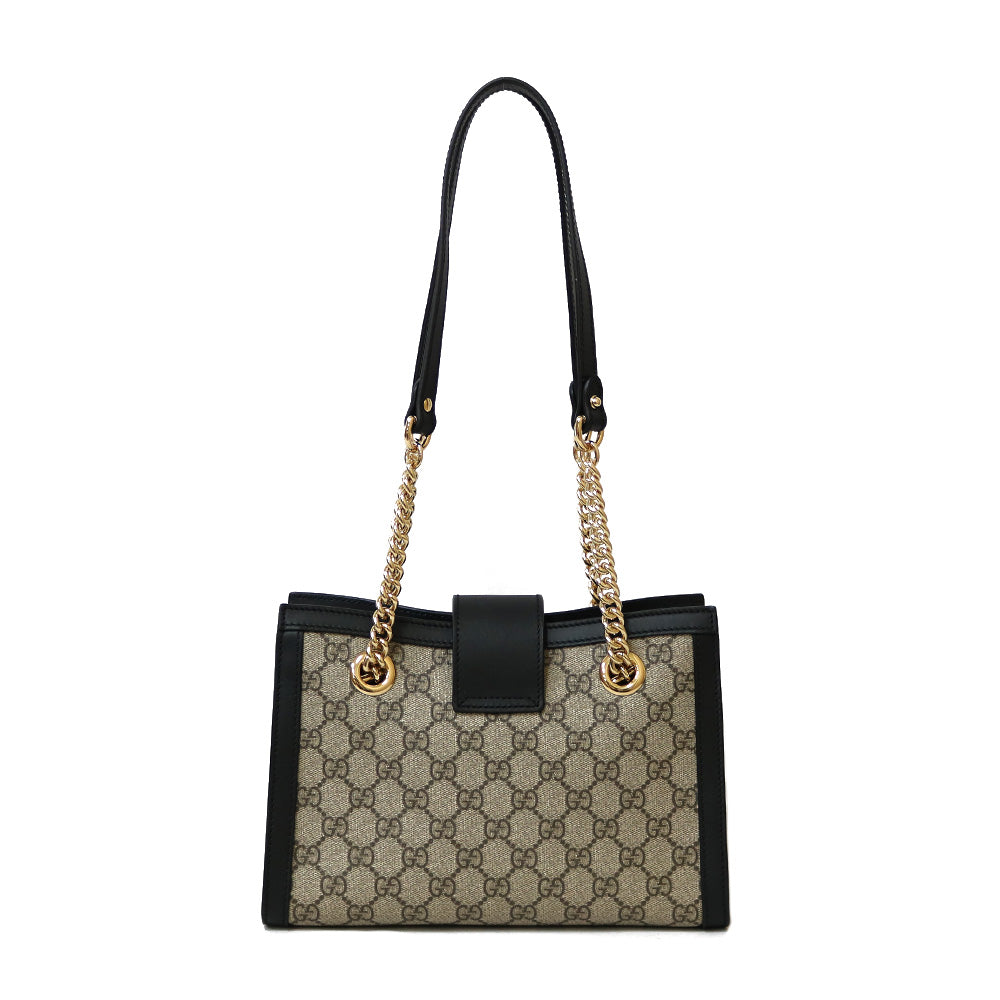 【中古】 グッチ GUCCI ショルダーバッグ GG パドロックGGスモールショルダー GGスプリームキャンバス ベージュ ベージュ  レディース【BIM】