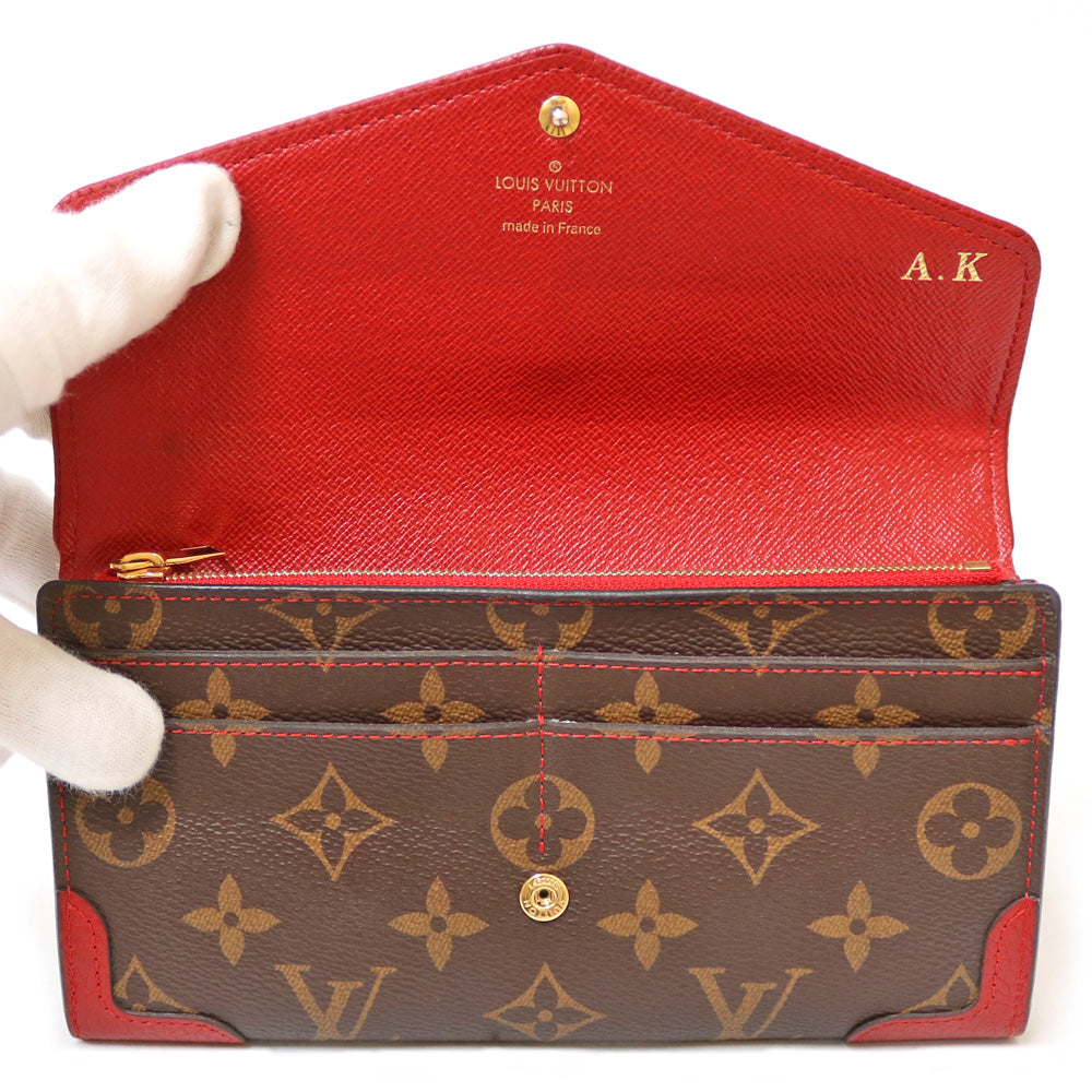 中古】 ルイ・ヴィトン LOUIS VUITTON 長財布 LV イニシャルA.K入り モノグラム ポルテフォイユ・サラ レティーロ モノ –  【公式】リサイクルキング オンラインショップ