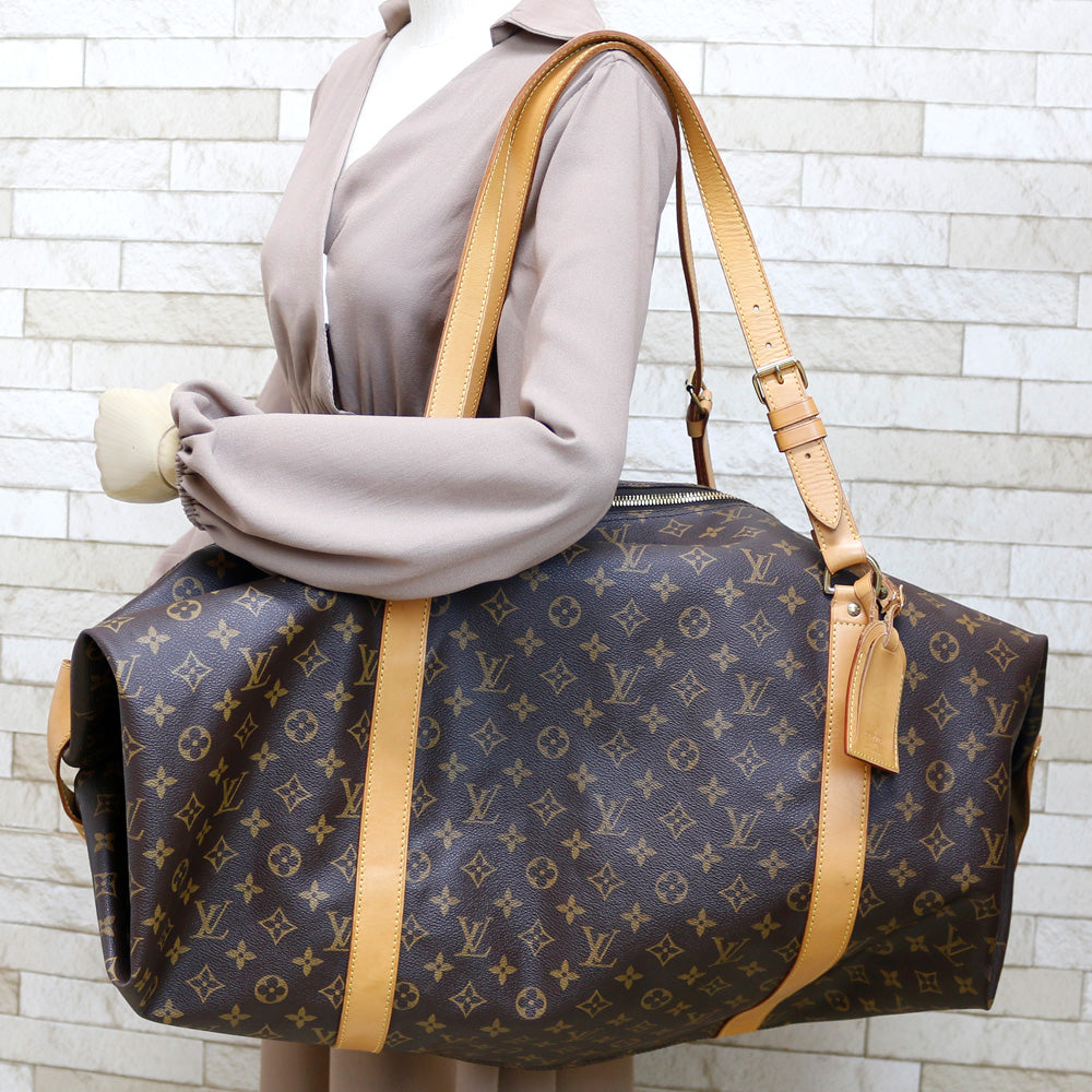 【中古】 ルイ・ヴィトン LOUIS VUITTON ボストンバッグ LV 旅行 衣装ケース スーツ入れ モノグラム カブール モノグラムキャンバス  M41225 ブラウン ユニセックス【BIM】