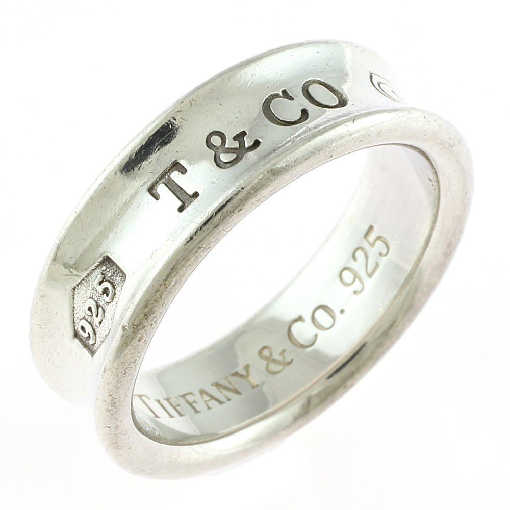 Used] Tiffany & Co. SV925 Ring 1837 Narrow Ring Silver 925