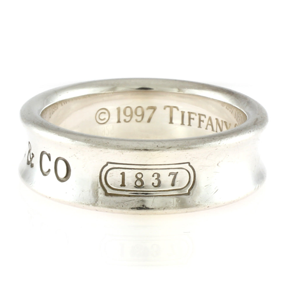 【中古】 ティファニー TIFFANY&Co. SV925 リング 指輪 1837 ナローリング シルバー925 シルバー メンズ【BJ】【BIM】