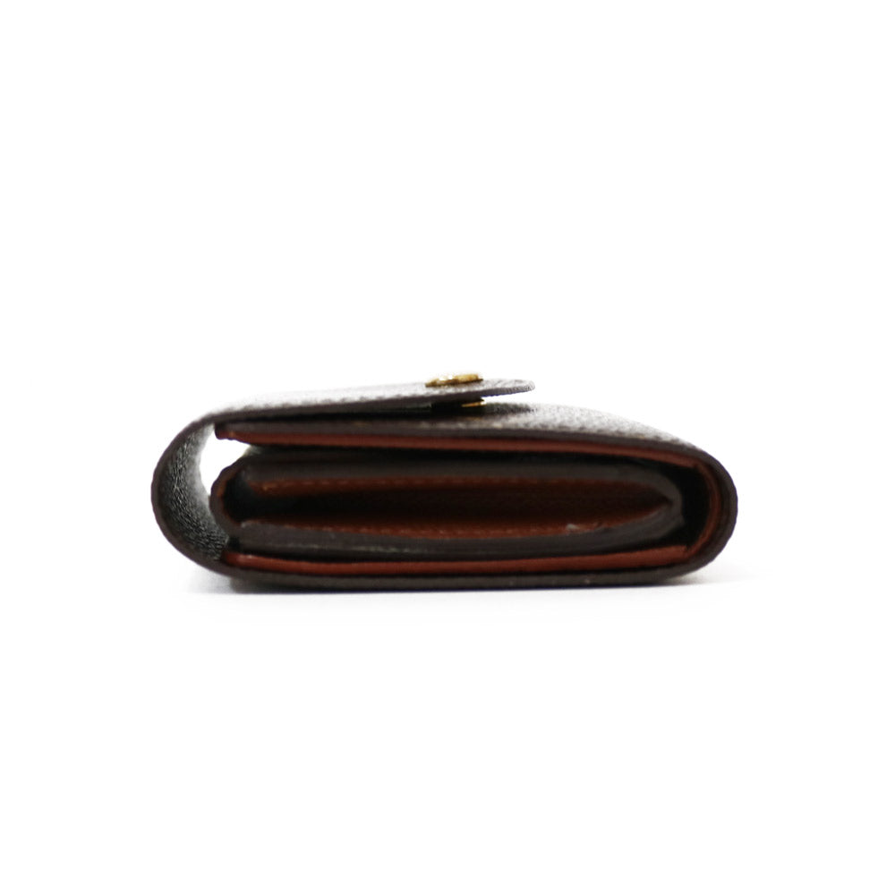 中古】 ルイ・ヴィトン LOUIS VUITTON 三つ折り財布 LV イニシャルH.I