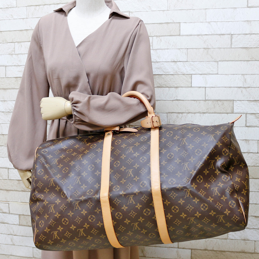 中古】 ルイ・ヴィトン LOUIS VUITTON ボストンバッグ モノグラム キーポル60 モノグラムキャンバス M41422 ブラウン –  【公式】リサイクルキング オンラインショップ