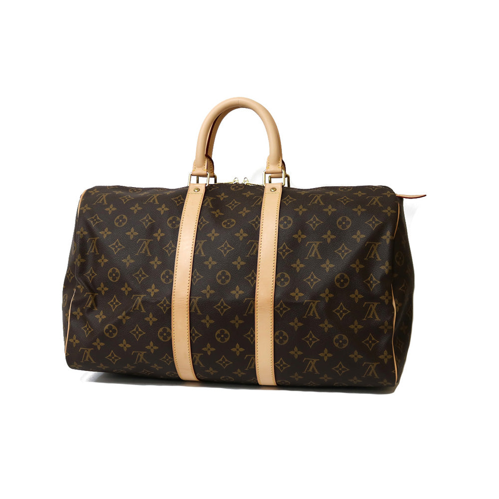 中古】 ルイ・ヴィトン LOUIS VUITTON ボストンバッグ モノグラム キーポル45 モノグラムキャンバス M41428 ブラウン –  【公式】リサイクルキング オンラインショップ