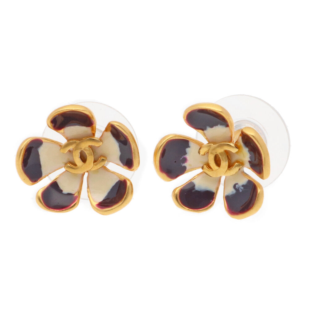 Floral Earrings Mark Earrings Blooming Gardenia Cz Stud Earrings