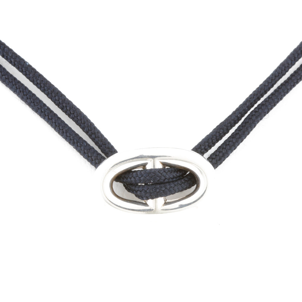 HERMES エルメス Ag925 シェーヌダンクル スキッパー チョーカー