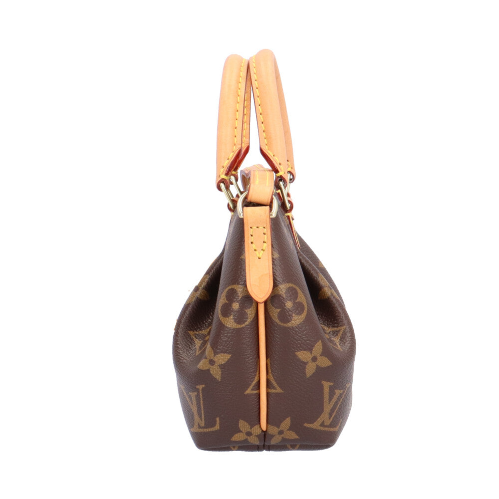 LOUIS VUITTON ルイヴィトン ナノテュレン モノグラム ショルダーバッグ モノグラムキャンバス ブラウン レディース 中古 –  【公式】リサイクルキング オンラインショップ