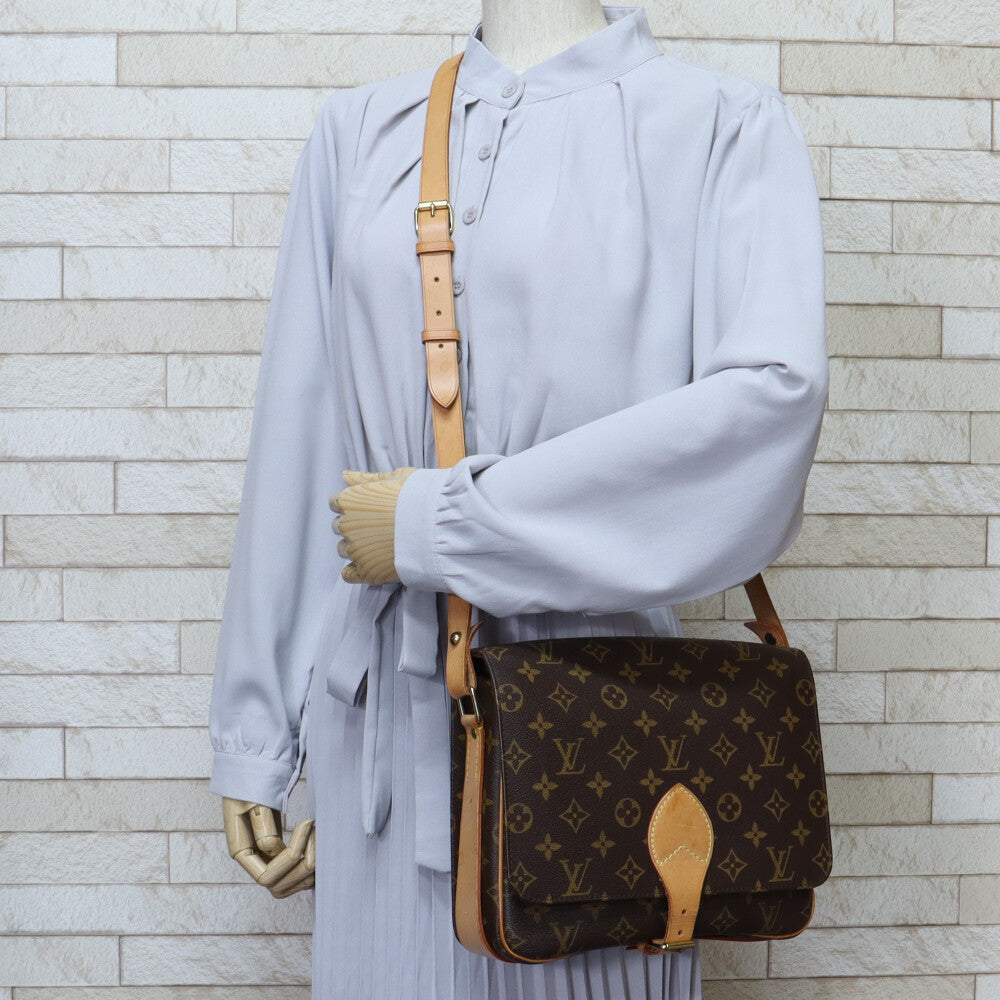 中古】LOUIS VUITTON(ルイヴィトン) カルトシエールMM ショルダーバッグ ながけりゃ モノグラム・キャンバス