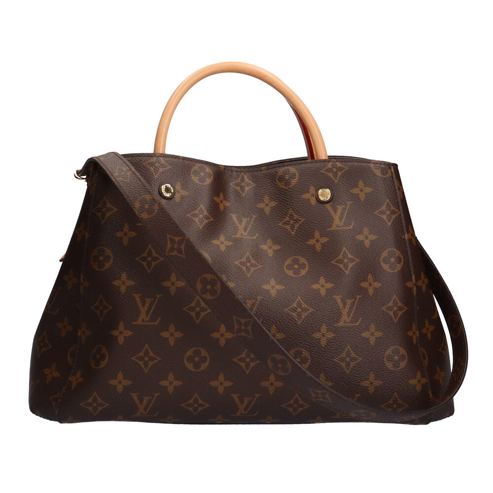 ルイヴィトン LOUIS VUITTON モンテーニュBB モノグラム ショルダーバッグ モノグラムキャンバス ブラウン レディース 中古 –  【公式】リサイクルキング オンラインショップ