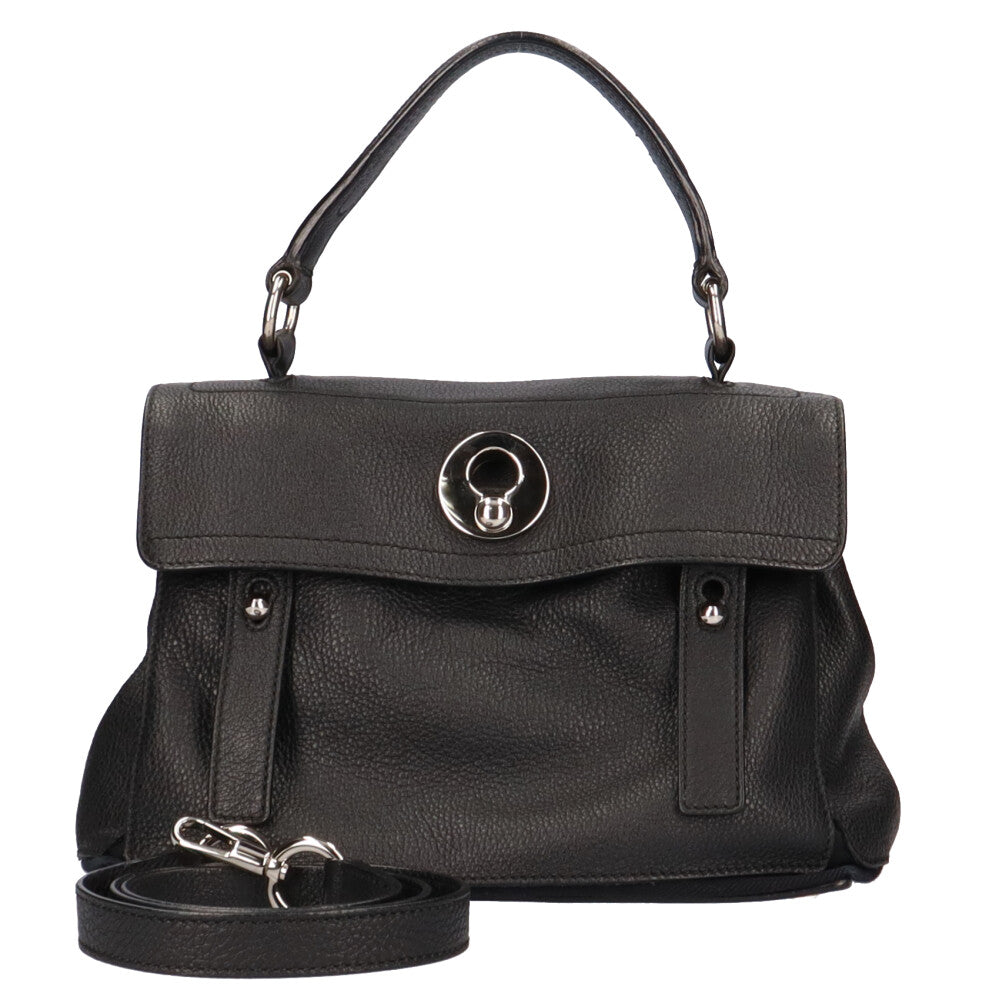 Yves Saint Laurent Muse Toe Shoulder Bag Calf Black Women's Used –  【公式】リサイクルキング オンラインショップ