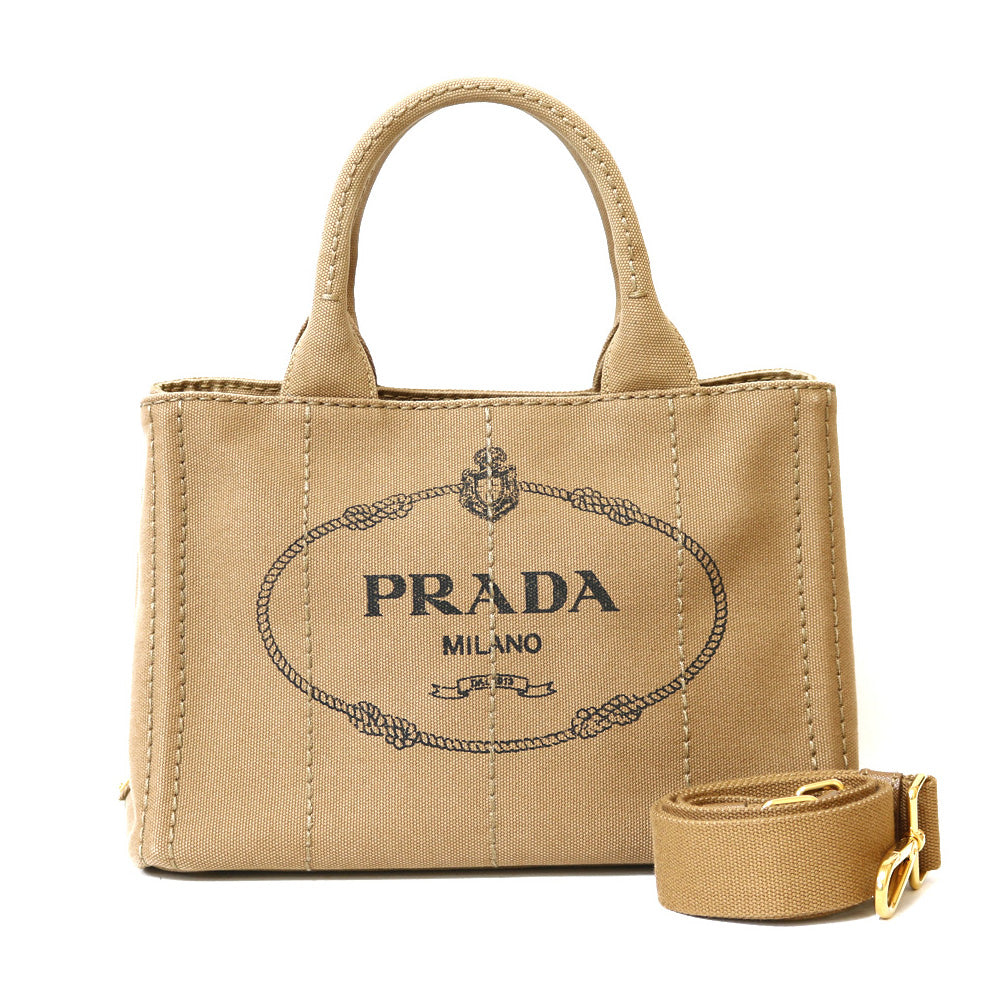 限界値下げ祭25-OF】PRADA プラダ カナパトートSS ハンドバッグ キャンバス ブラウン レディース 中古 – 【公式】リサイクルキング  オンラインショップ