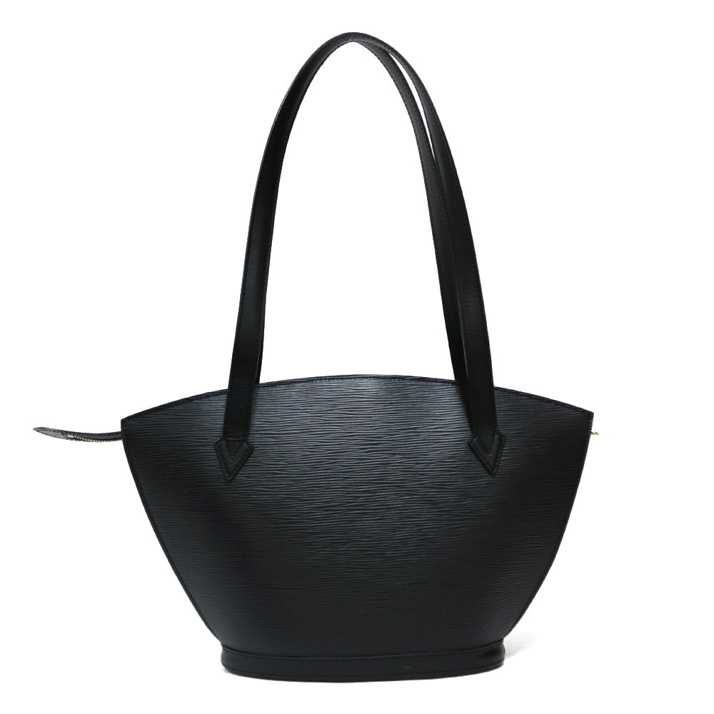 LOUIS VUITTON Saint Jacques Epi Shoulder Bag Epi Leather Black