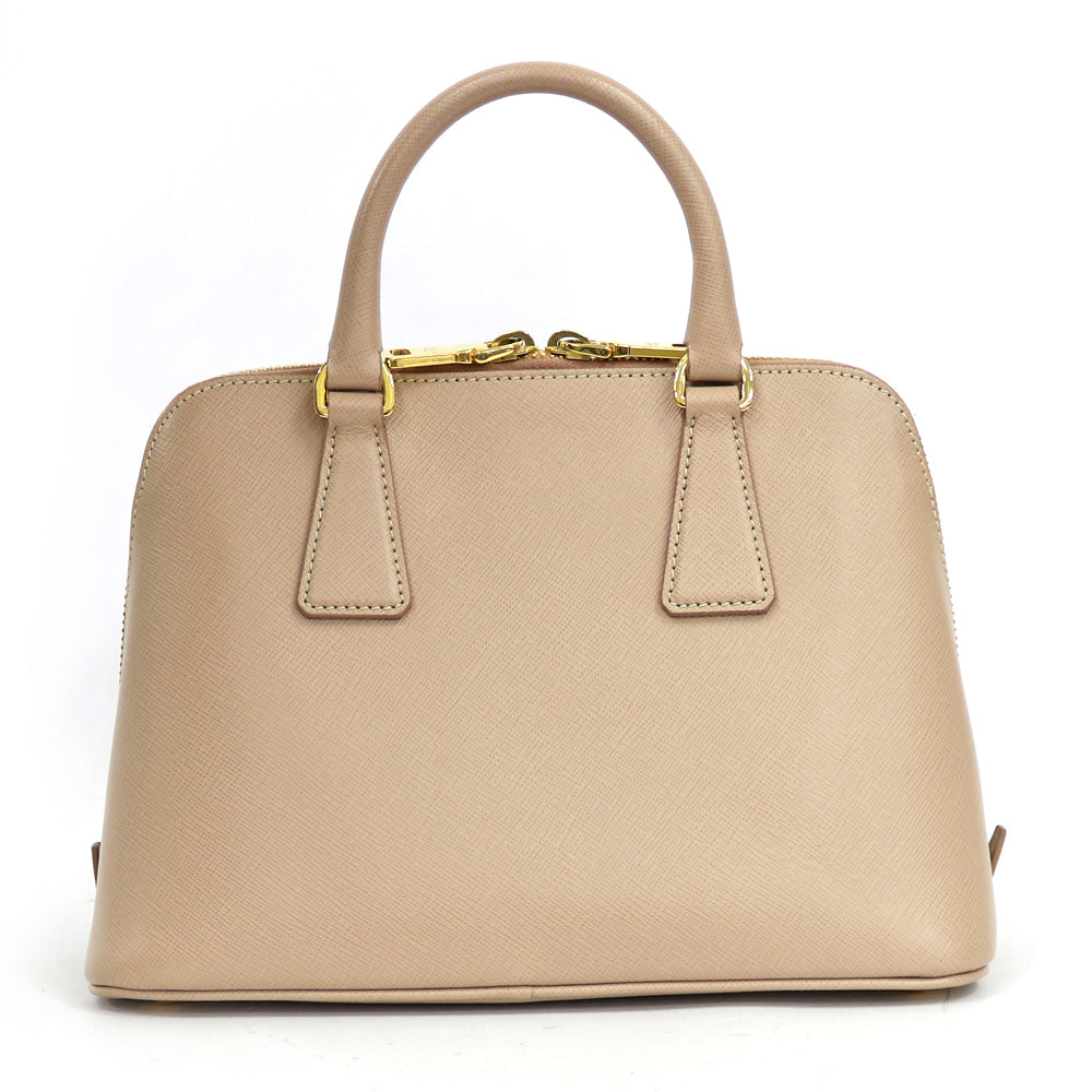 PRADA プラダ ショルダーバッグ レザー ベージュ レディース 中古 