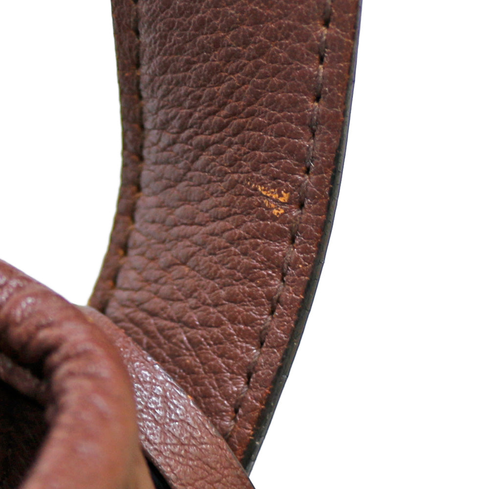 LOEWE ロエベ ショルダーバッグ レザー ブラウン レディース