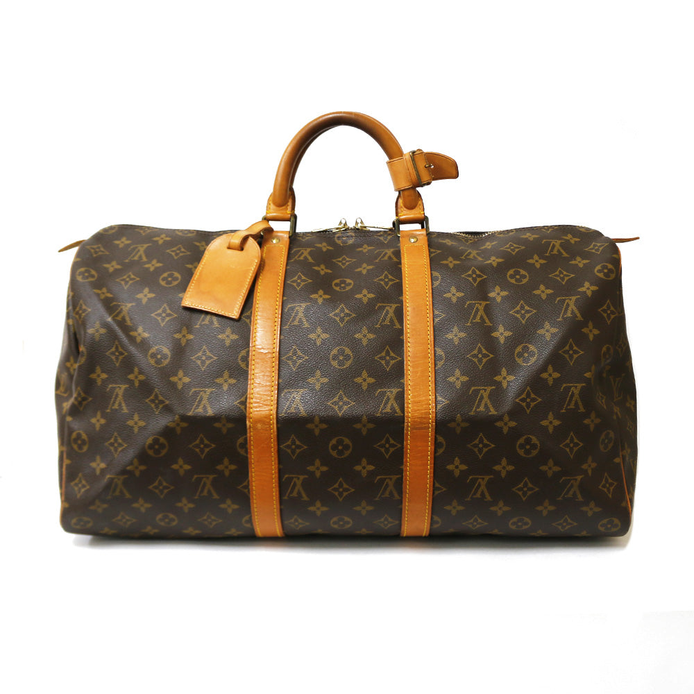 中古】 ルイ・ヴィトン LOUIS VUITTON キーポル50 ボストンバッグ モノグラム モノグラムキャンバス 892FC ブラウン –  【公式】リサイクルキング オンラインショップ