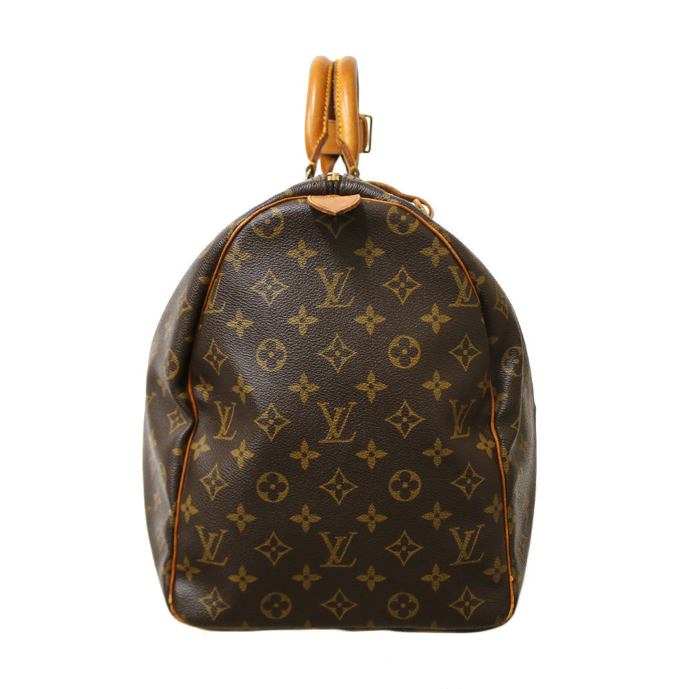 中古】 ルイ・ヴィトン LOUIS VUITTON キーポル50 ボストンバッグ モノグラム モノグラムキャンバス 892FC ブラウン –  【公式】リサイクルキング オンラインショップ